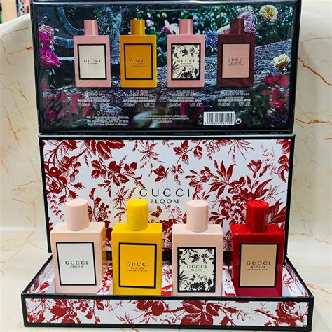 gucci bloom perfume gift set|gucci bloom intense gift set.